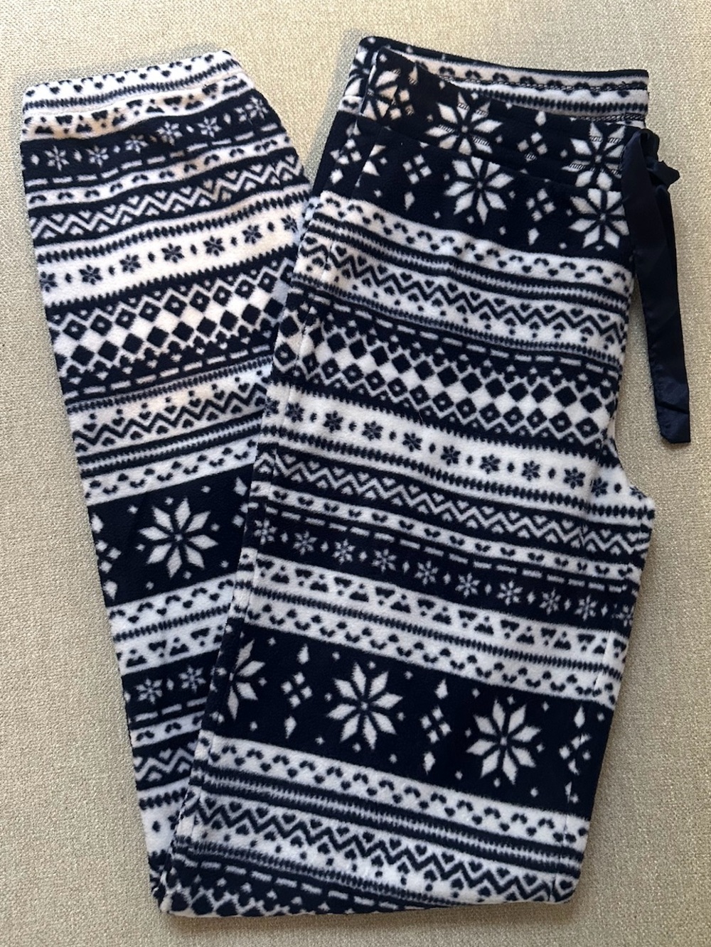NEW Fair Isle Fleece Pajama Pants
